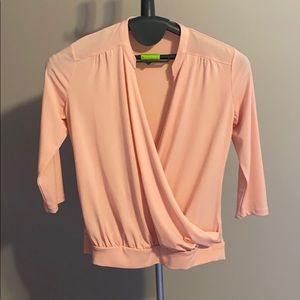 New York & Company pink dress shirt